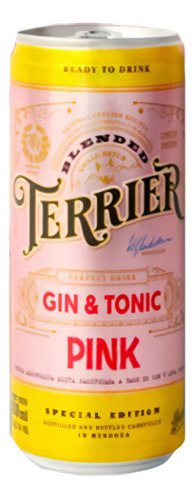 Gin tonic Terrier pink en lata 310ml