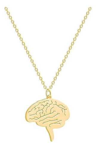 Collar Cerebro Anatómico En 3 Colores Medicina Regalo Doctor