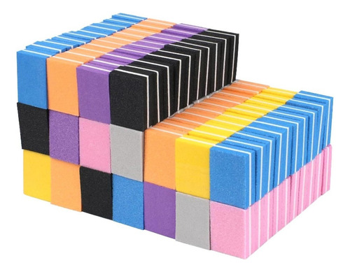 . 100x Bloque De Pulidor De Uñas Lijado Pulido 100/180 De