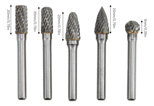 Lima Rotativa De Carboneto De Tungstênio De Corte Duplo