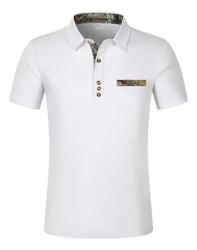 Camiseta Polo De Hombre Con Botones