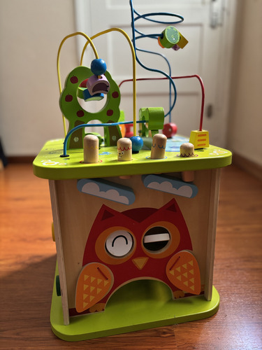 Cubo De Madera Xl Actividades Hape (Usado)
