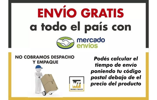 Dos Faros Trailer Focos Led Traseros Batan Envio Gratis