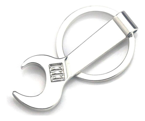 Llavero Mini Llave Inglesa Plateado