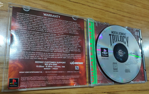 Mortal Kombat Trilogy Ps1 Completo Muy Buen Estado (Usado)