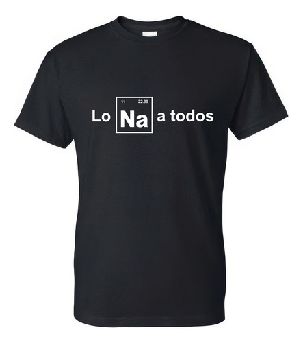 Polera Formula Quimica Los Odio A Todos - Diseño 100