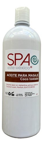Aceite Para Masaje 1lt Coco Tostado