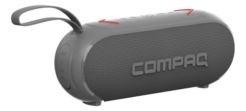 Bocina Portátil Compaq Cmq10w Bluetooth 5.0 10w Ipx6 4-6hrs Color Negro