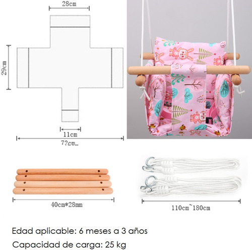 Columpio De Silla De Asiento Para Niños Bebés, Hamaca