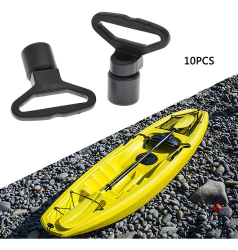 10 Piezas Kayak Hebillas Fijas Canoa Kayak Ganchos