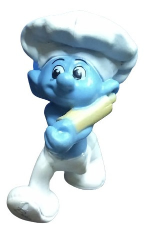 Boneco Mini Smurf Padeiro Coleção Mc Donald's 2013 (184)