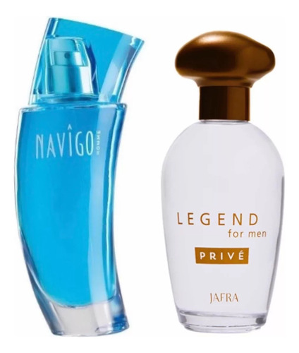 Jafra Navigo Homme + Legend Prive Fragancia Para Caballero