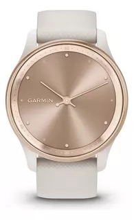 Smartwatch Vivomove Trend Garmin Reloj Analogico Hibrido Color del bisel Rosa oro con correa beige