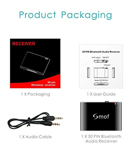 Imagen 5 de 7 de Smof Soul 2 - Receptor De Música Con Adaptador Bluetooth