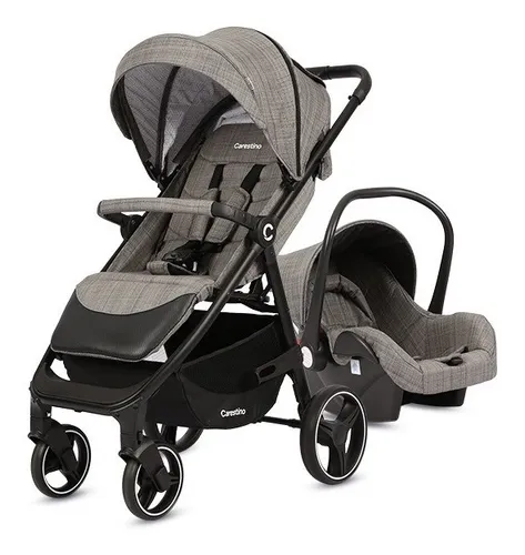 Cochecito Carestino Kiev + Accesorios Gris
