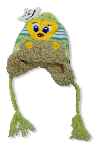 Gorro Para Frio De Piolin Verde Original Looney Tunes 