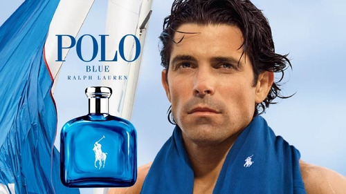 polo blue man