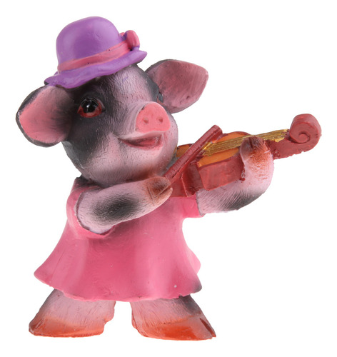 Ornamento Miniatura De La Casa De Muñecas Toca El Violin B