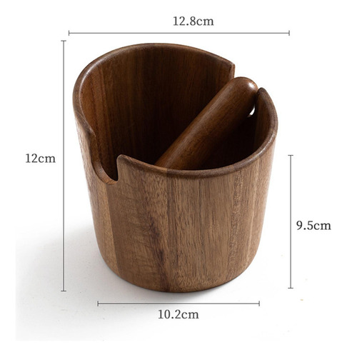 Coffee Knock Box Espresso Grinds Tamper Coffee Grounds Cubo