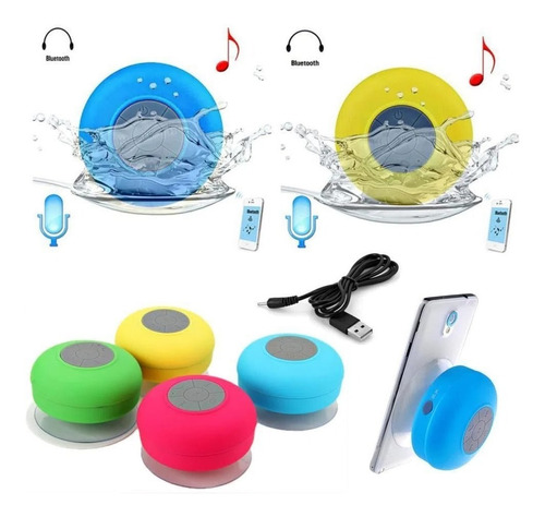 Parlante Bluetooth Para Ducha Resistente Al Agua + Obsequio