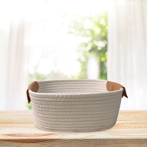Woven Storage Basket Fruit Basket Organizer Branco S