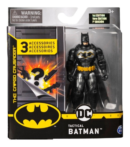 Batman Figura Tactical Batman 10 Cm Altura Con Accesorios