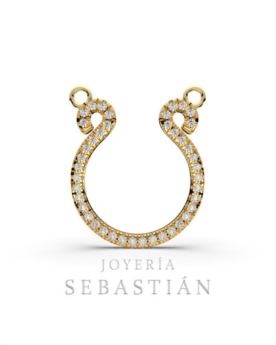 Imagen 2 de 3 de Colgante Omega Oro Amarillo 18k