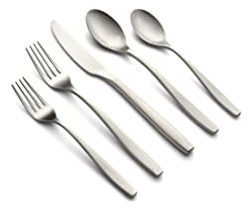 Cambridge Silversmiths Averie Satin 20 Piece Flatware Set, S