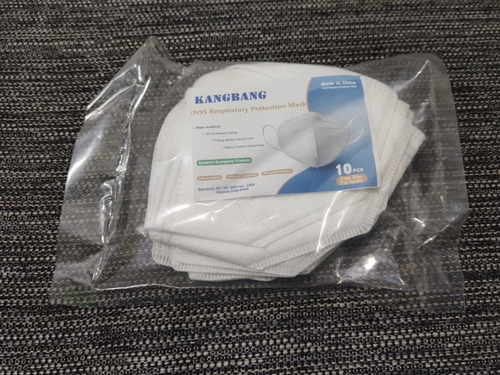 Cubrebocas Kn95 Paquete Con 10 Piezas