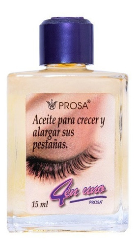 Aceite Para Pestañas Prosa 4 En 1, Engrosa Y Alarga