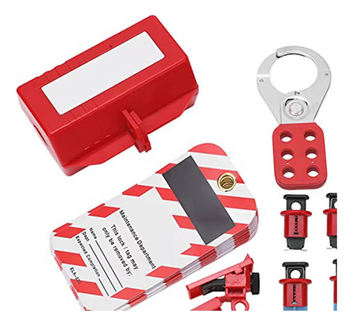Kit De Etiquetado De Bloqueo Eléctrico Interruptor De Candad