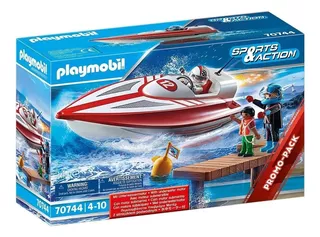Playmobil 70744 Sports & Action Lancha Con Motor Submarino