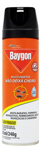 Inseticida Aerossol Multi-Insetos Baygon Frasco 285ml