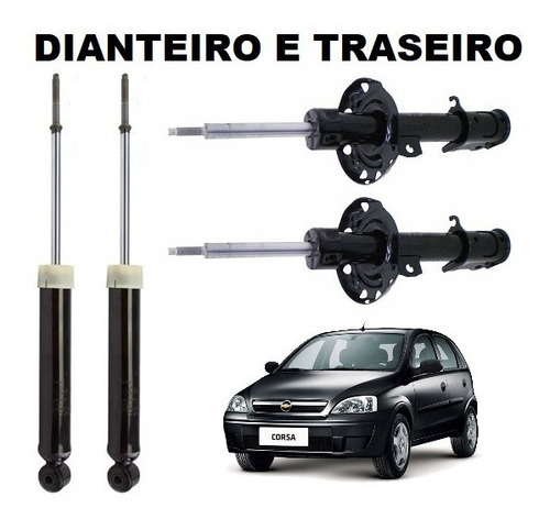 Imagem 1 de 2 de 4 Amortecedores Corsa Hatch Sedan 2002 2003 2004 2005 2006