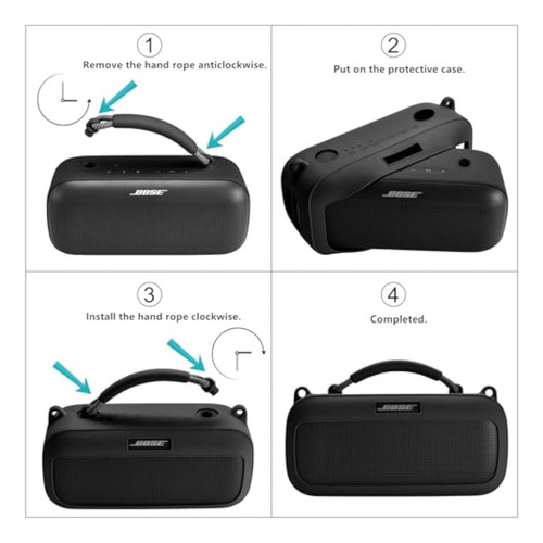 Funda Protectora De Silicona Para Bose Soundlink Max