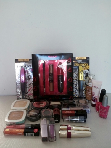 Lote Maquillaje  Loreal Maybelline 25 Unidades