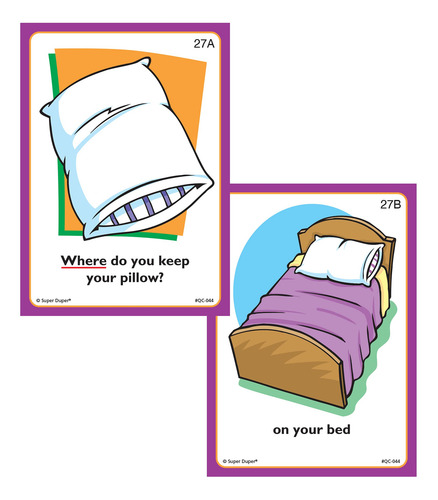 Flash Cards Super Duper Ask And Answer® Where Preguntas