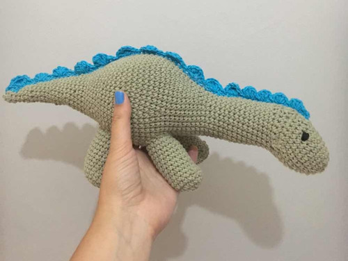 Dinosaurio Amigurumi Tejido Al Crochet | MercadoLibre