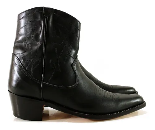 Bota Texana Hombre Cuero Premium By