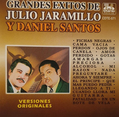 Cd Julio Jaramillo Y Daniel Santos - Grandes Éxitos