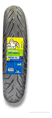 Caucho 120/80-16 Michelin Citygrip 2 Gn125 Owen Outlook Gtl