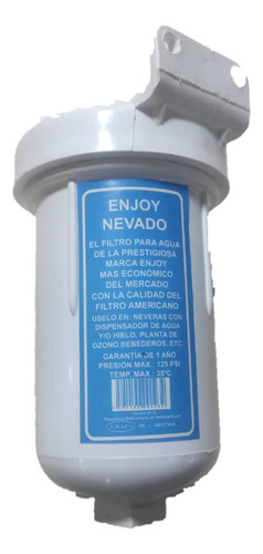 Filtro Para Agua Enjoy Nevado Plástico 