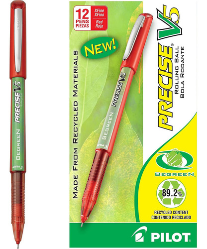 Pilot Precise V5 Begreen, Punta Rodante De Tinta Liquida Con