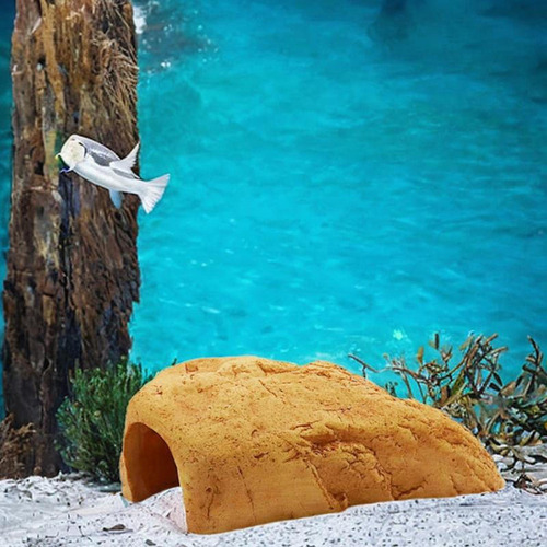 Para Z0hz Reptilio Hideout Stone Resin Landscaping