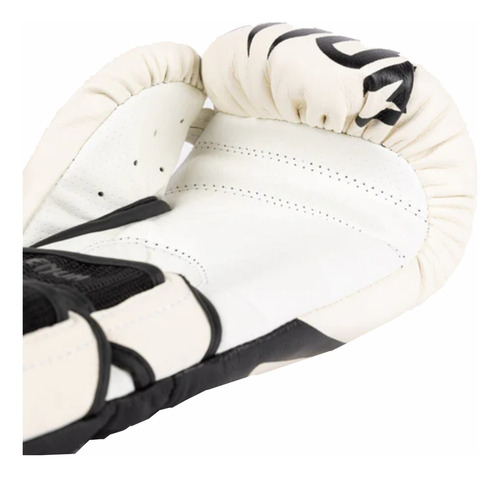 Guante Box En Piel Venum Reverso Boxing Gloves B Champs 14oz Snow White/black
