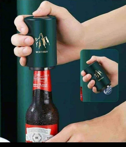 Abridor De Botellas De Cerveza Automático - Verde