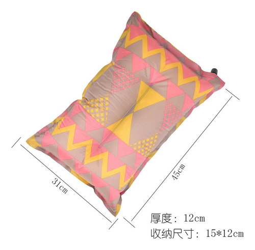 Almohada Autoinflable Para Camping, Impermeable, 2 Pcs