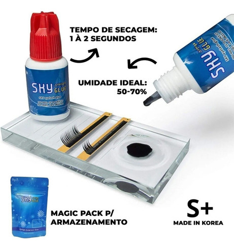 Cola Sky Premium S+ Alongamento De Cílios Glue Red