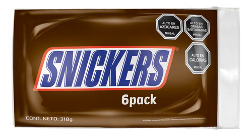 Chocolate Snickers Six-pack 6x48gr