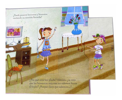 Hermanas Libro Interactivo Dibujo De Las Mellizas Pope Niñas